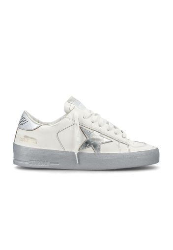 Golden Goose Stardan White Silver-tone (Women's)