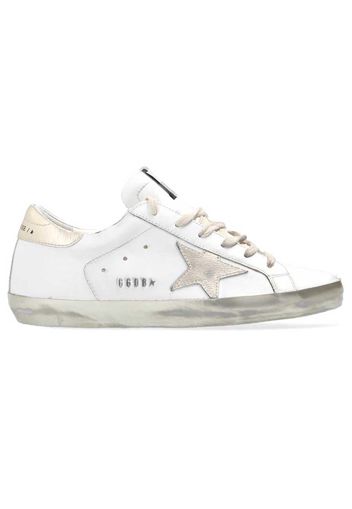 Golden Goose Super-Star White Gold Sparkle (Women's)