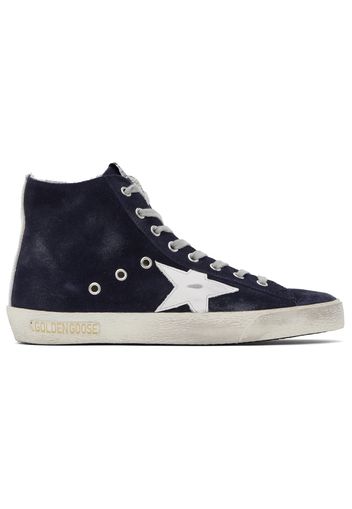 Golden Goose Francy Suede Night Blue White