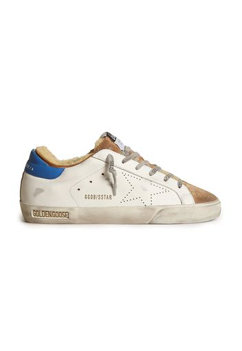 Golden Goose Super-Star Sherpa Blue Beige (Women's)