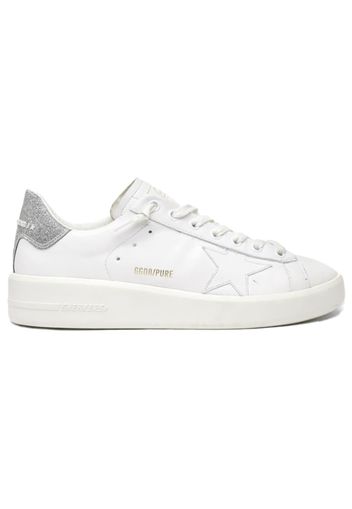 Golden Goose Pure Star Glitter White Silver (Women's)