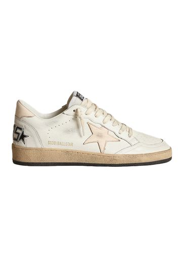 Golden Goose Ball Star LTD White Salmon Pink (Women's)