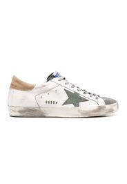 Golden Goose Super-Star White Beige Green