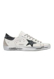 Golden Goose Super Star Metal Logo White Black Ice