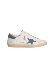 Golden Goose Super-Star White Blue Suede