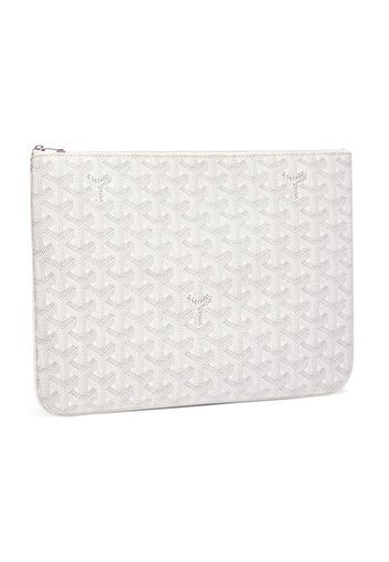 Goyard Senat Pouch MM White