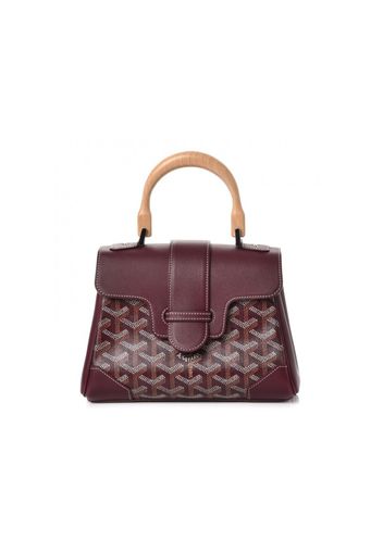 Goyard Saigon Goyardine Mini Burgundy