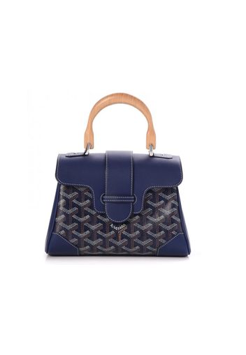 Goyard Saigon Goyardine Mini Navy