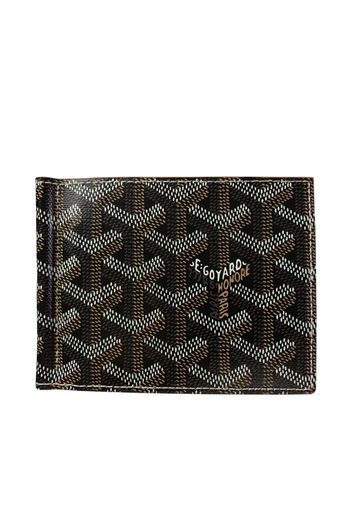 Goyard Saint Thomas Money Clip Wallet Goyardine Black Tan