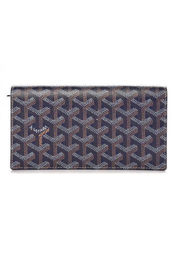 Goyard Richelieu Wallet Goyardine Navy