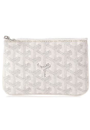 Goyard Senat Pouch Goyardine Mini White