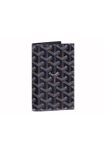 Goyard Grenelle Passport Cover Navy Blue