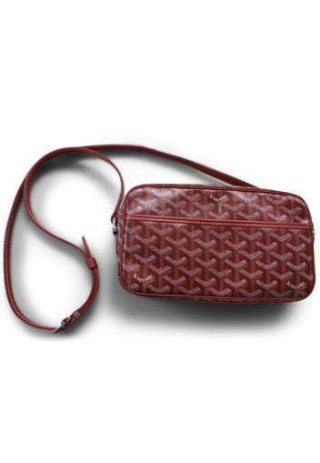 Goyard Cap Vert Goyardine Red