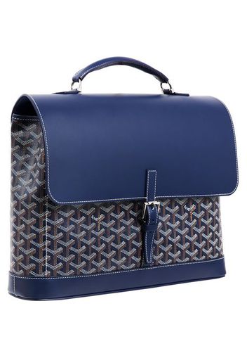 Goyard Citadin Messenger Bag Goyardine Navy