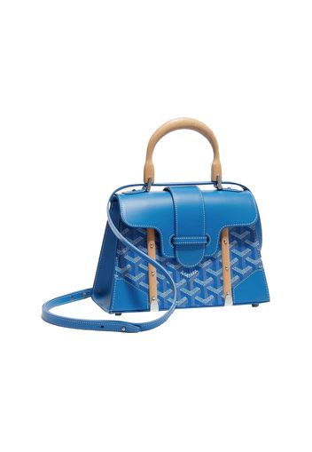 Goyard Saigon Structure Mini Bag Sky Blue