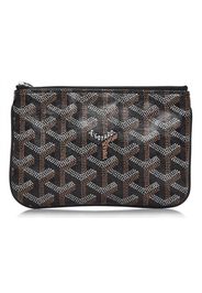 Goyard Senat Pouch Goyardine Mini Black