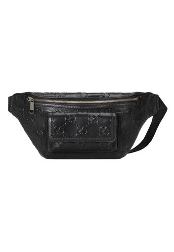 Gucci GG Embossed Belt Bag Black