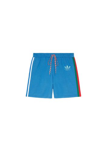 Gucci x adidas Cotton Jersey Shorts Blue