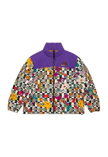 Gucci x The North Face Floral Down Jacket Purple Floral