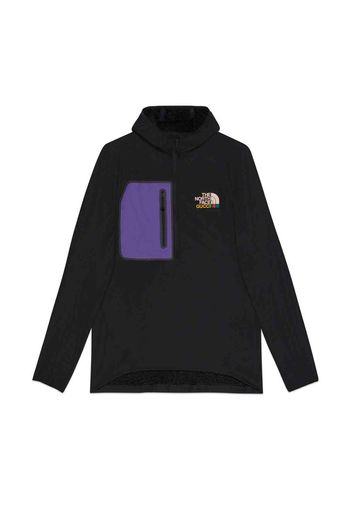 Gucci x The North Face Fleece Pullover Black/Purple