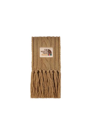 Gucci x The North Face Wool Scarf Beige