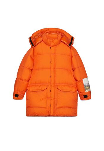 Gucci x The North Face Down Jacket Orange