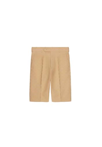 Gucci x adidas GG Trefoil Jacquard Shorts Beige