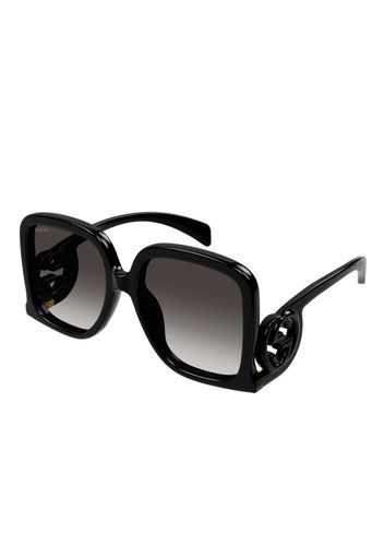 Gucci Oversized Square Sunglasses Black (GG1326S-001-58)