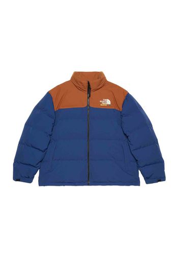 Gucci x The North Face Down Jacket Blue/Brown