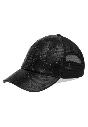 Gucci GG Embossed Baseball Hat Black