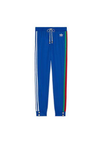 Gucci x adidas Cotton Jersey Jogging Pant Cobalt Blue