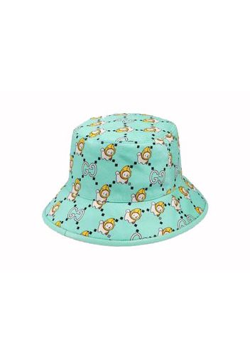 Gucci GG Animal Print Bucket Hat Light Blue