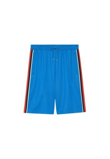 Gucci Technical Jersey Shorts Blue