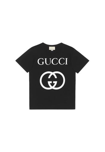 Gucci Oversize with Interlocking G T-shirt Black/White