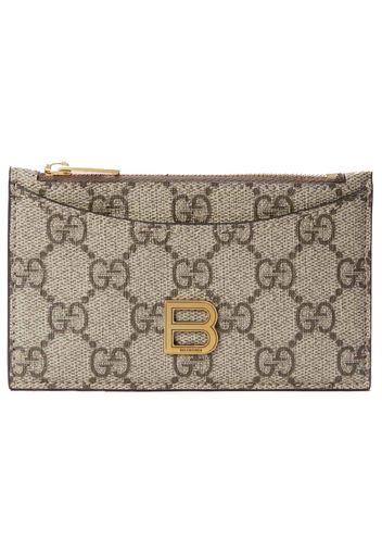 Gucci x Balenciaga The Hacker Project Zip Card Case Beige/Ebony