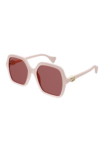 Gucci Square Sunglasses Pink (GG1072SA-004-56)