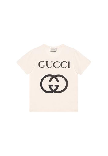 Gucci Oversize with Interlocking G T-shirt White/Black