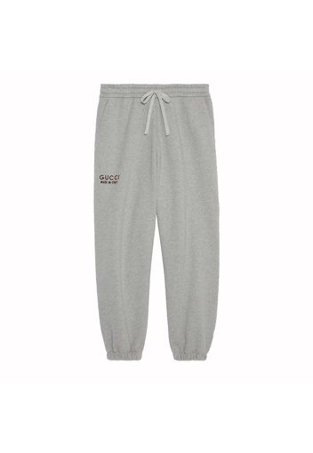 Gucci Cotton Sweatpant with Print Grey