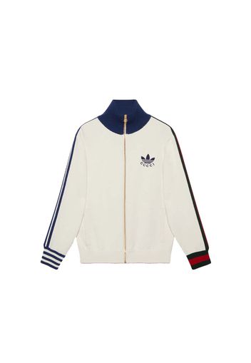 Gucci x adidas Viscose Zip-Up Jacket White