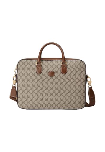 Gucci Interlocking GG Business Case Beige/Ebony