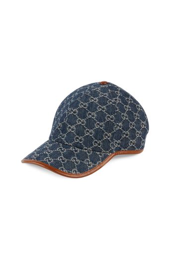 Gucci GG Baseball Cap Blue/Ivory/Brown