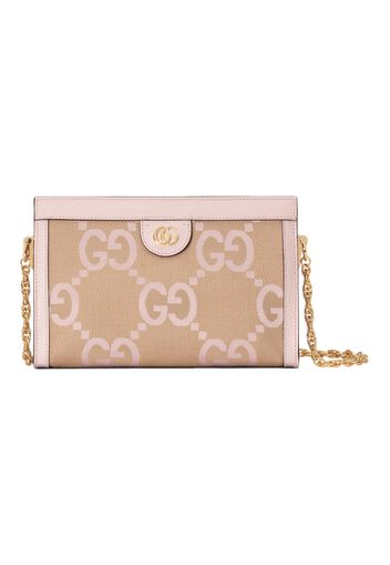 Gucci Ophidia Jumbo GG Small Shoulder Bag Camel/Light Pink