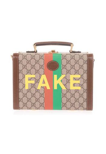 Gucci 'Fake/Not' Print Crossbody Bag Multi