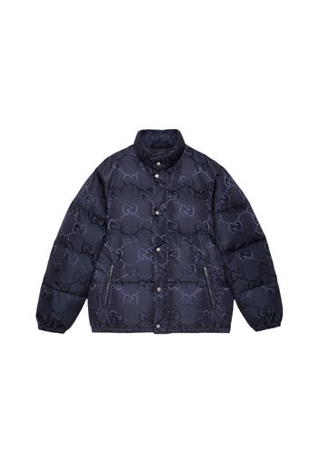 Gucci Jumbo GG Canvas Down Jacket Navy