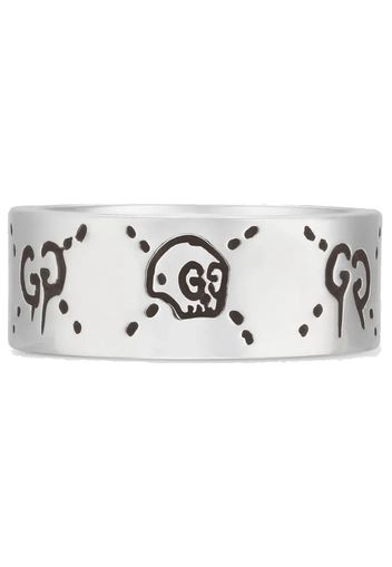 Gucci Ghost Skull Ring Silver