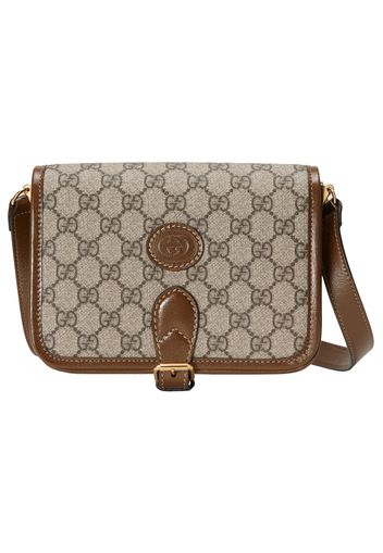 Gucci Mini Shoulder Bag With Interlocking G Beige/Ebony