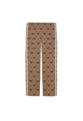 Gucci x adidas GG Trefoil Jacquard Sweatpants Beige/Ebony