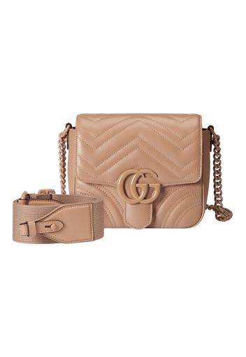 Gucci GG Marmont Matelasse Mini Shoulder Bag Rose Pink