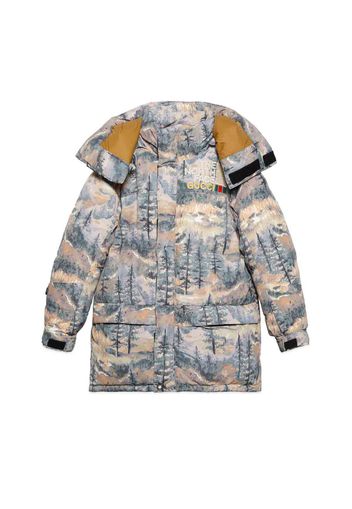 Gucci x The North Face Padded Jacket Forest Print