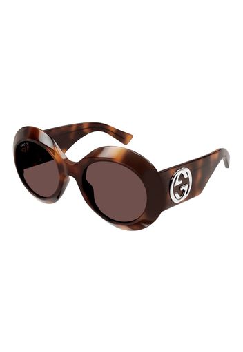 Gucci Round Sunglasses Havana/Brown (GG1647S-009)